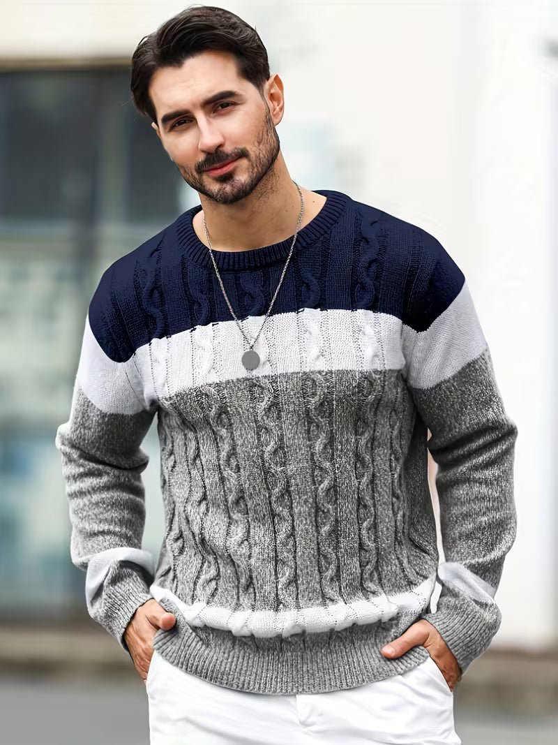 Laurent - Pull Classique Torsadé