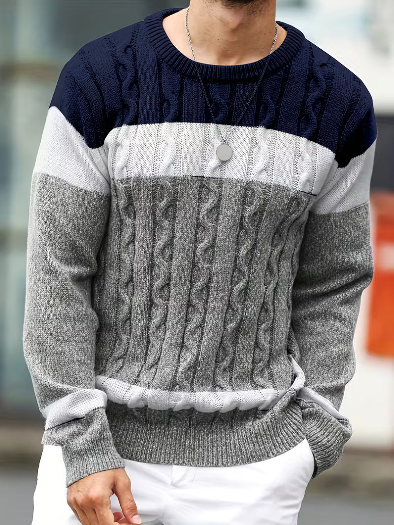 Laurent - Pull Classique Torsadé