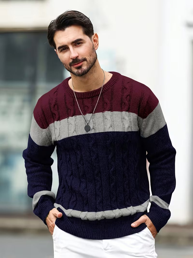 Laurent - Pull Classique Torsadé