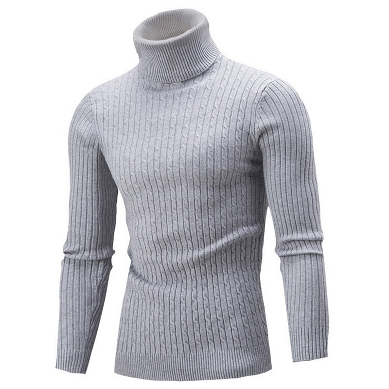 Maxime - Pull Col Roulé Classique Intemporel Homme