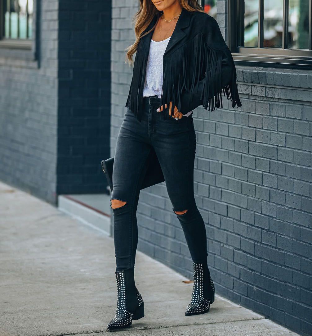 Chanel - Veste À Franges Femme