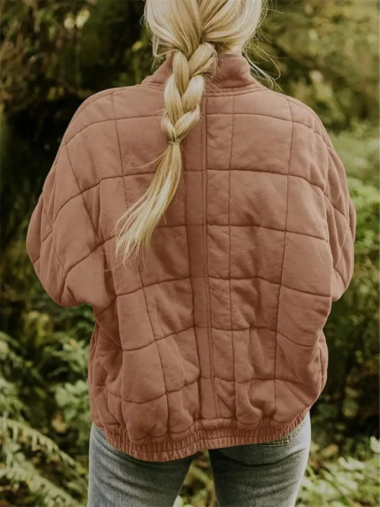 Agnès - Doudoune Élégante Oversize Matelassée