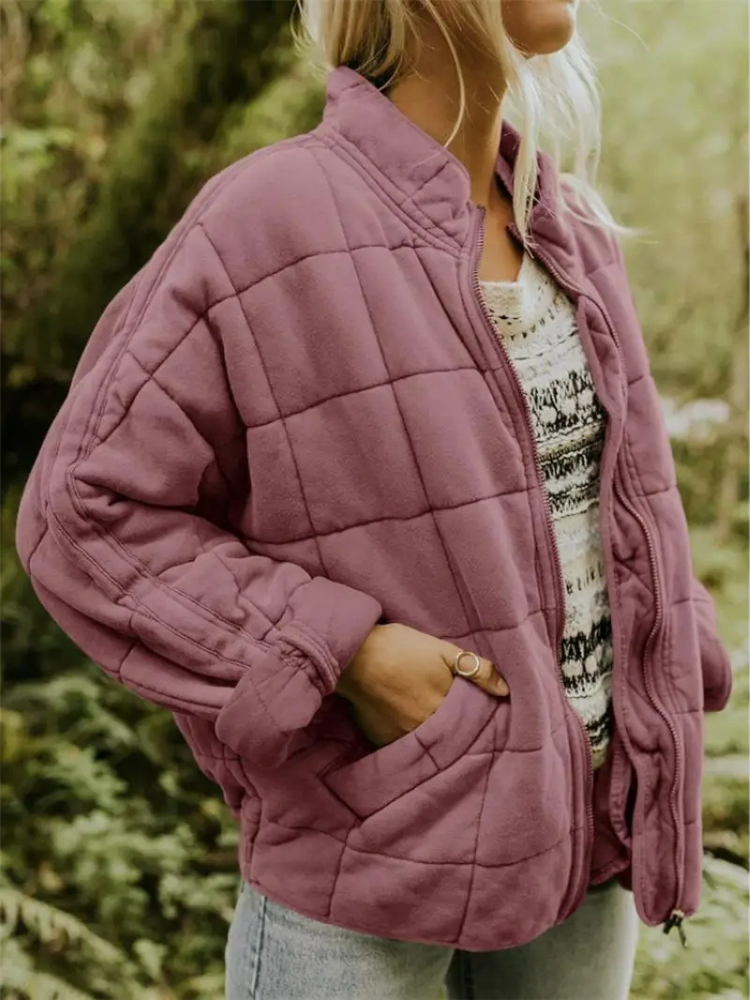 Agnès - Doudoune Élégante Oversize Matelassée