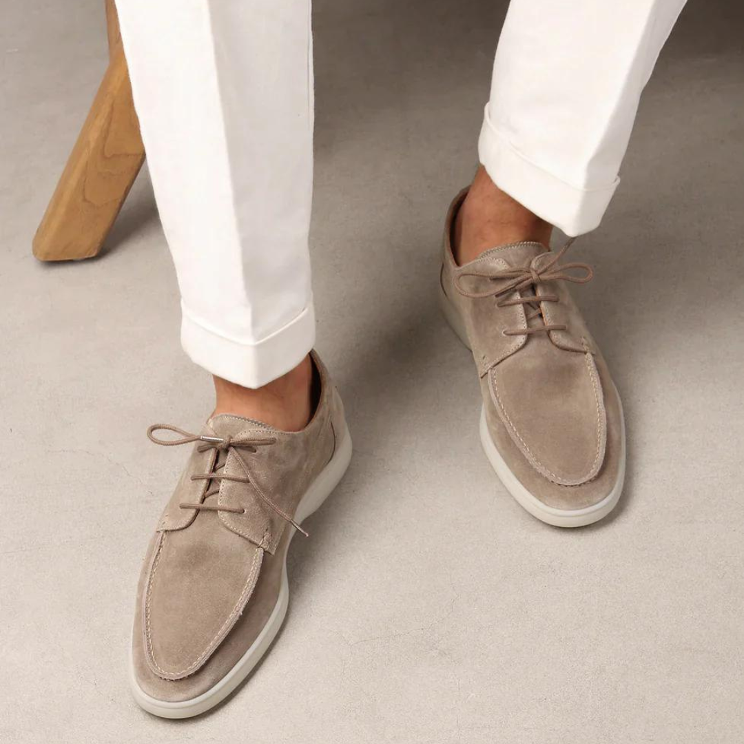 Mocassins Homme En Daim Élégants Et Confortables - Alessio