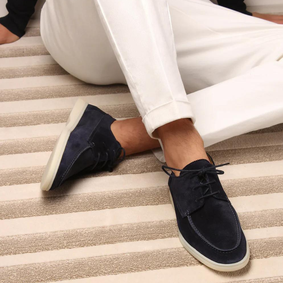 Mocassins Homme En Daim Élégants Et Confortables - Alessio