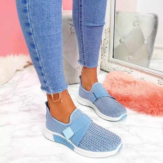 Noëline - Baskets Sans Lacets Avec Fermeture Scratch Ajustable