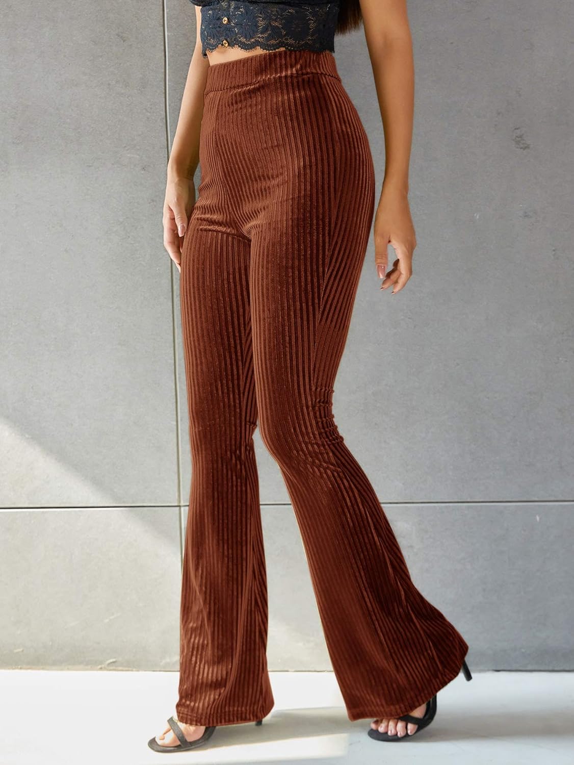 Céline - Pantalon Évasé Velours