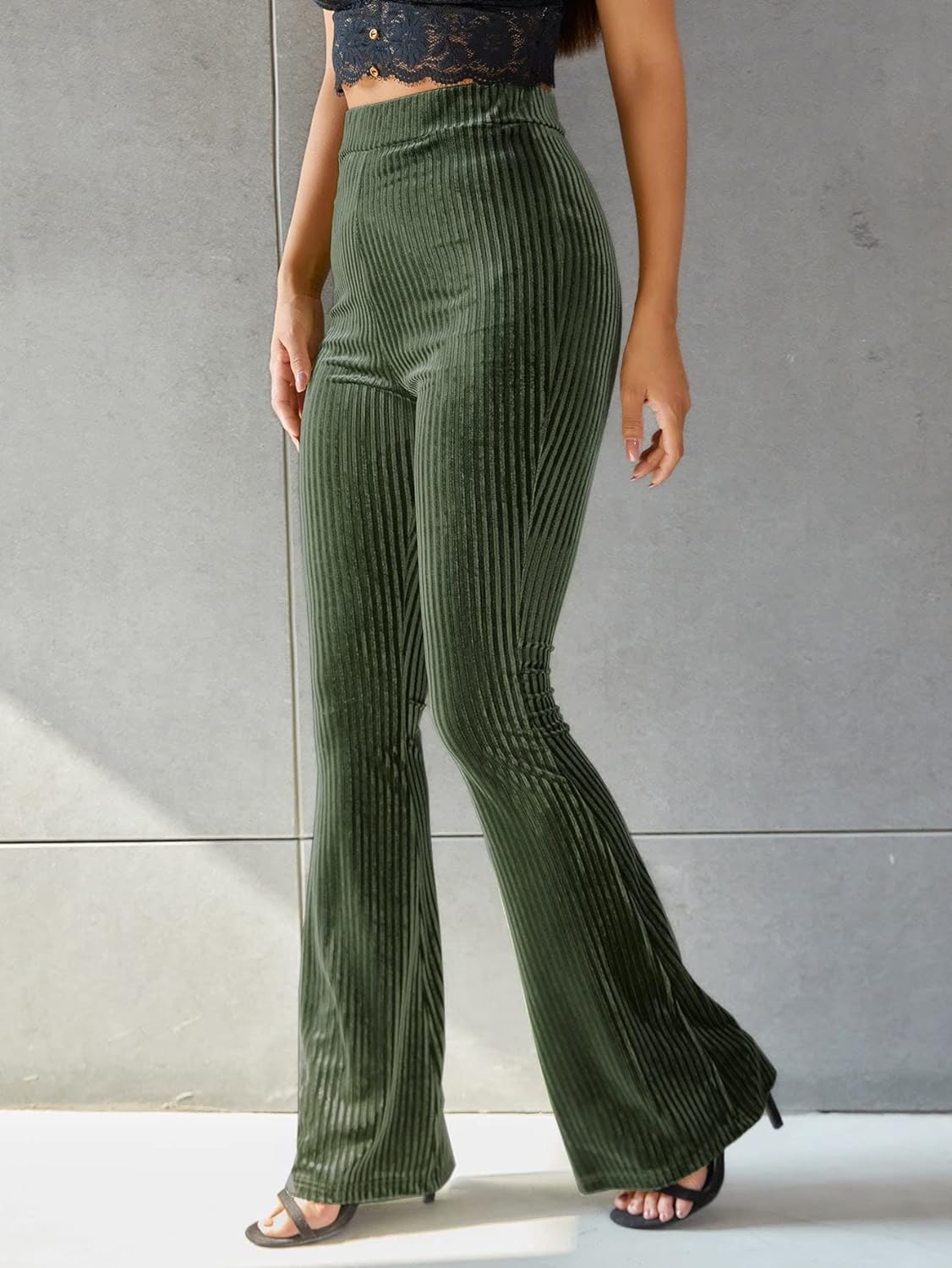 Céline - Pantalon Évasé Velours