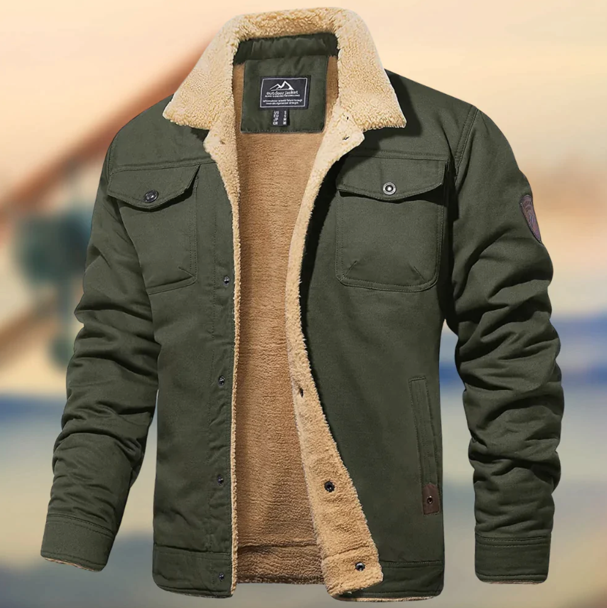 Gabe - Veste doublée hiver homme