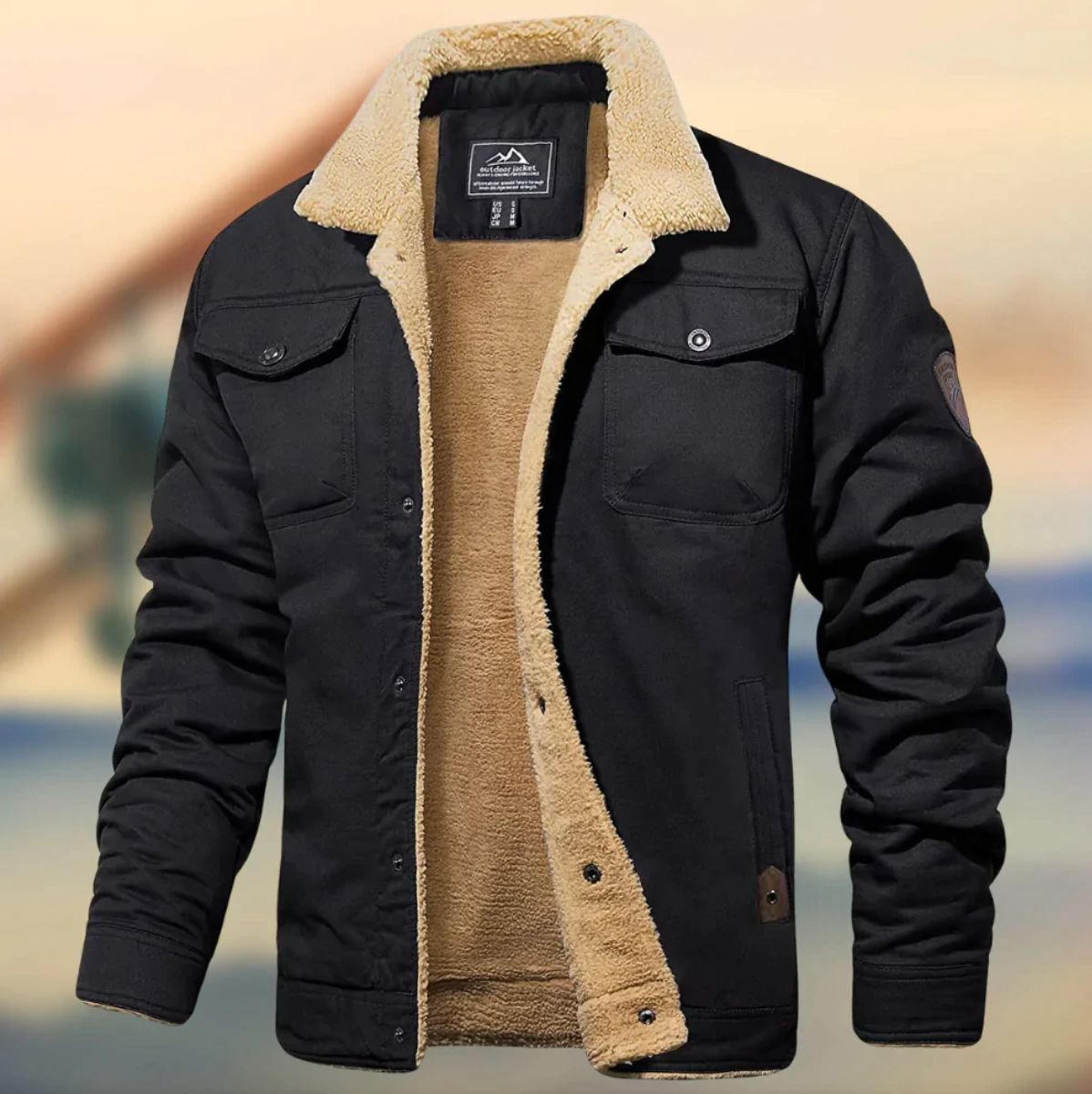Gabe - Veste doublée hiver homme