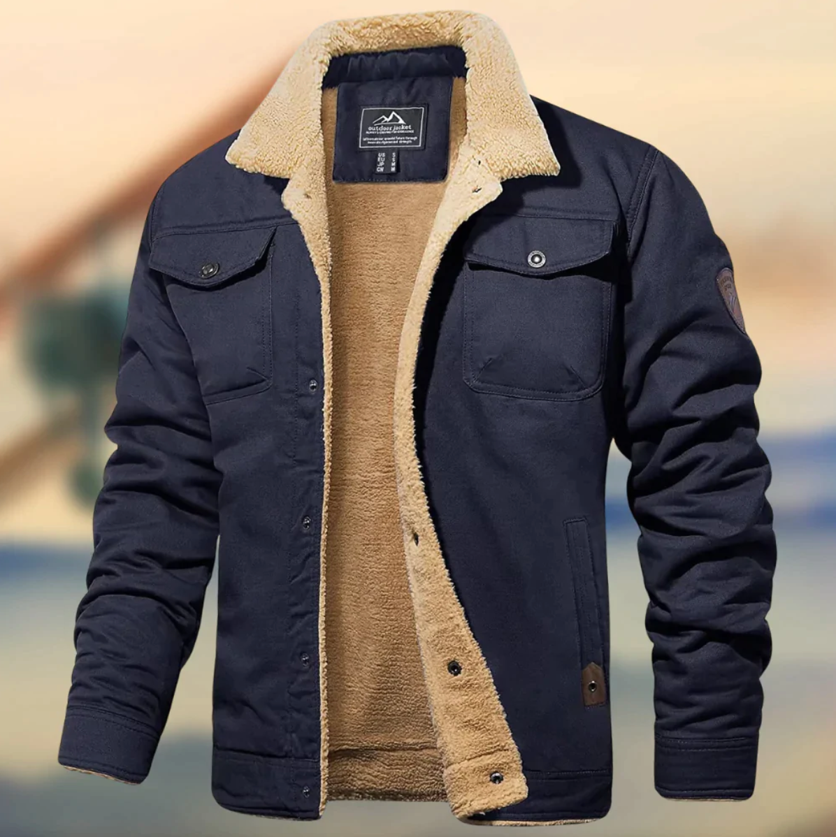 Gabe - Veste doublée hiver homme