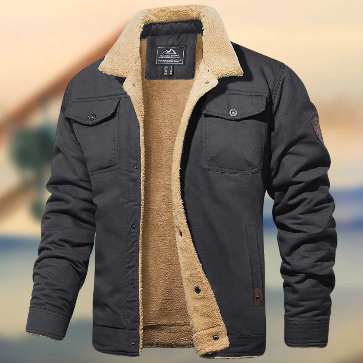 Gabe - Veste doublée hiver homme