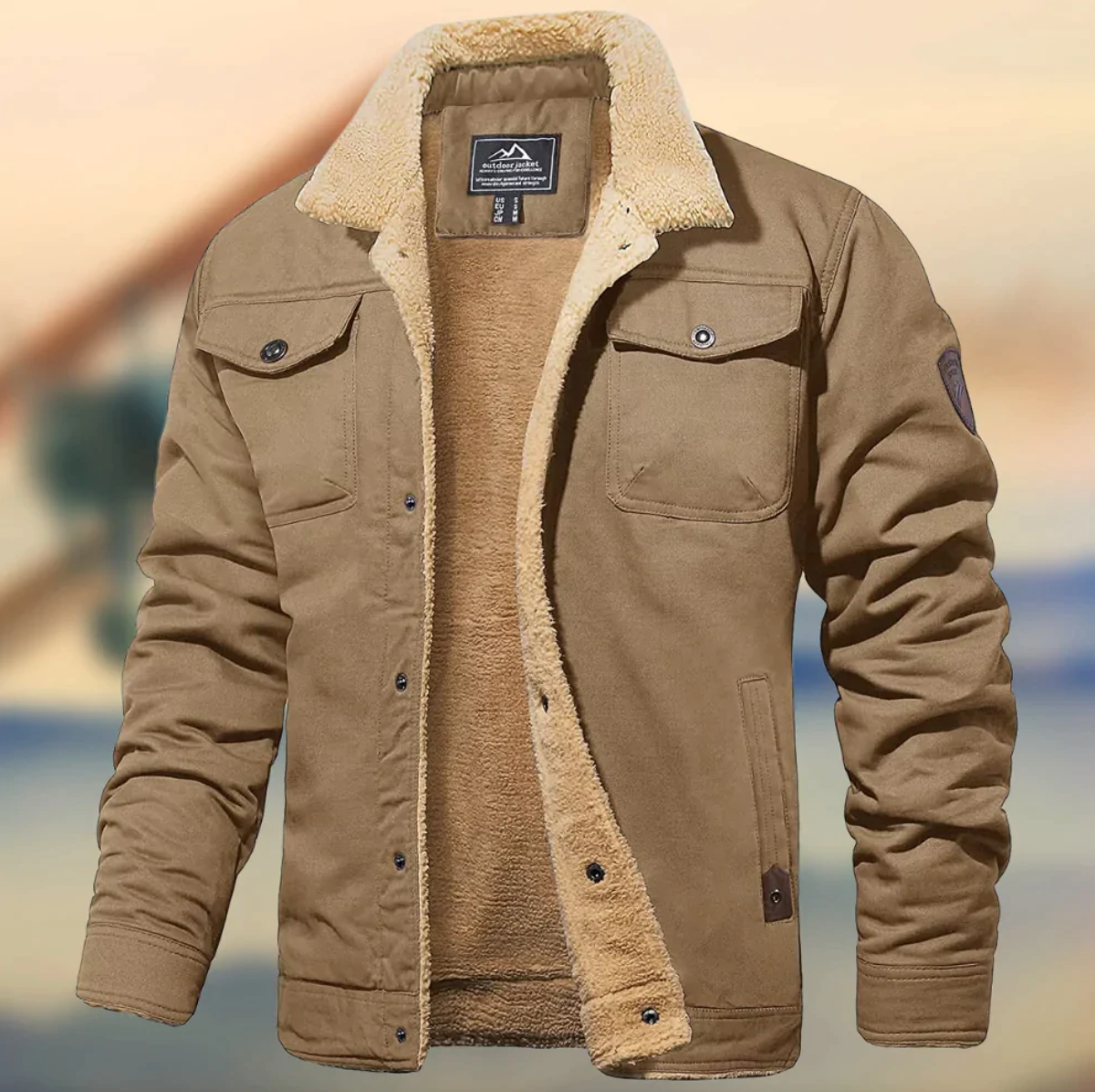 Gabe - Veste doublée hiver homme