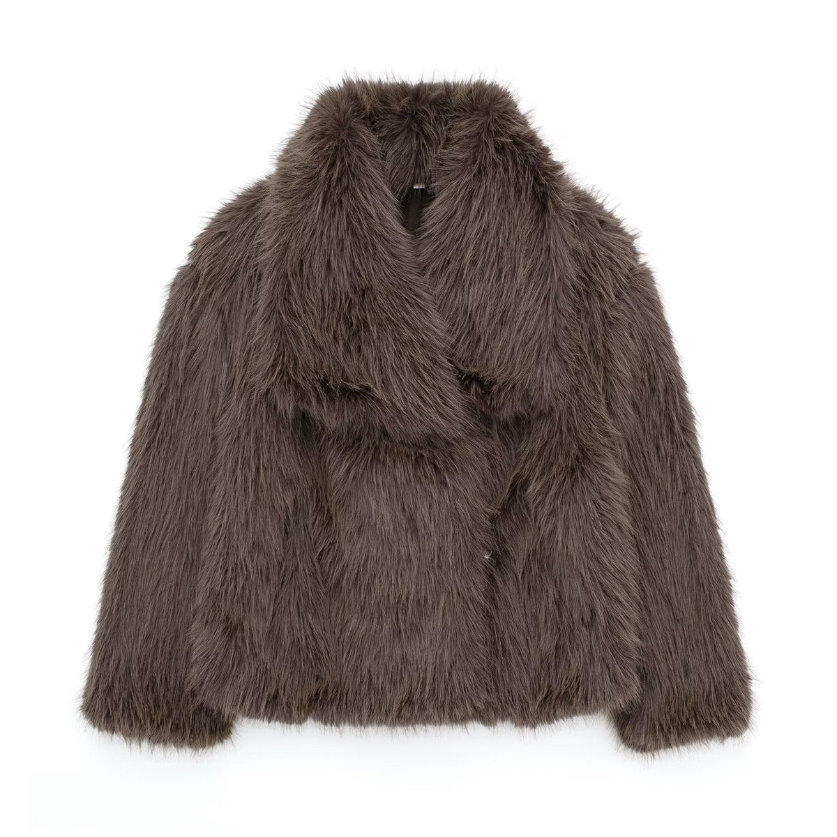 Claire - Manteau Élégant Fourrure Court