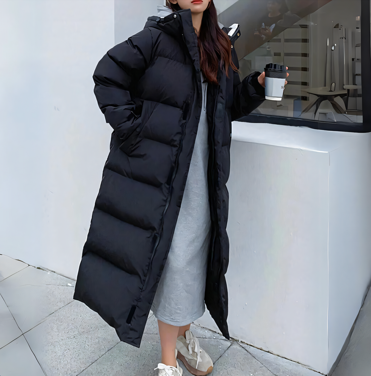 Charlotte - Doudoune Élégante Longue Oversize