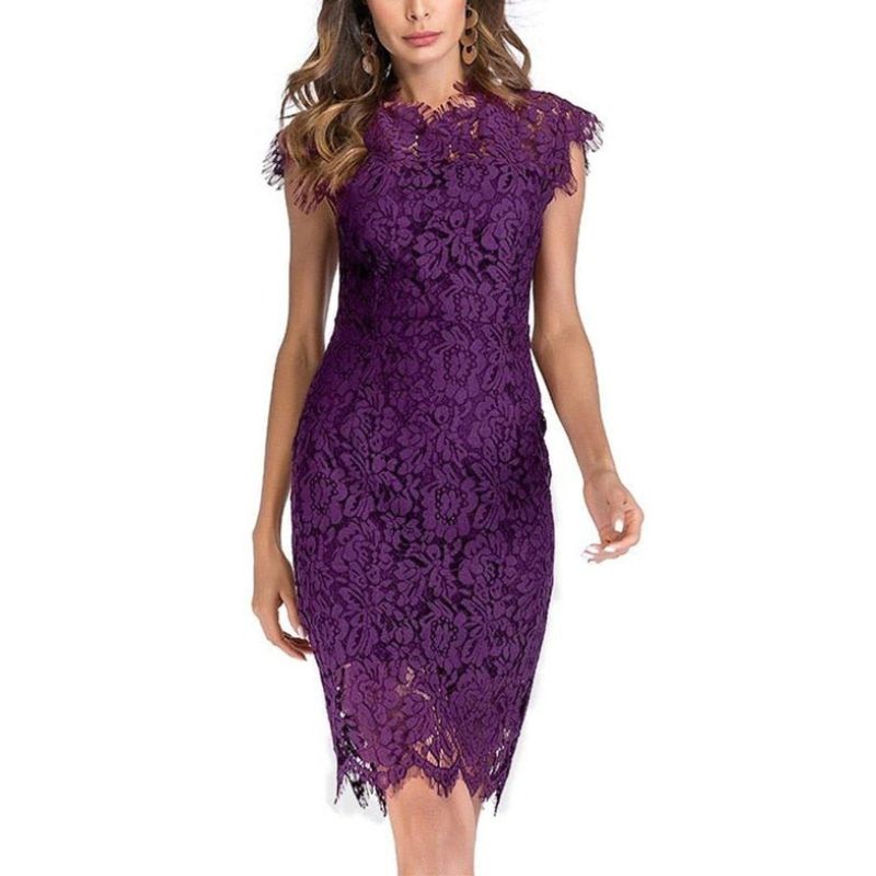 Bygiza - Robe De Soirée En Dentelle Au Style Raffiné