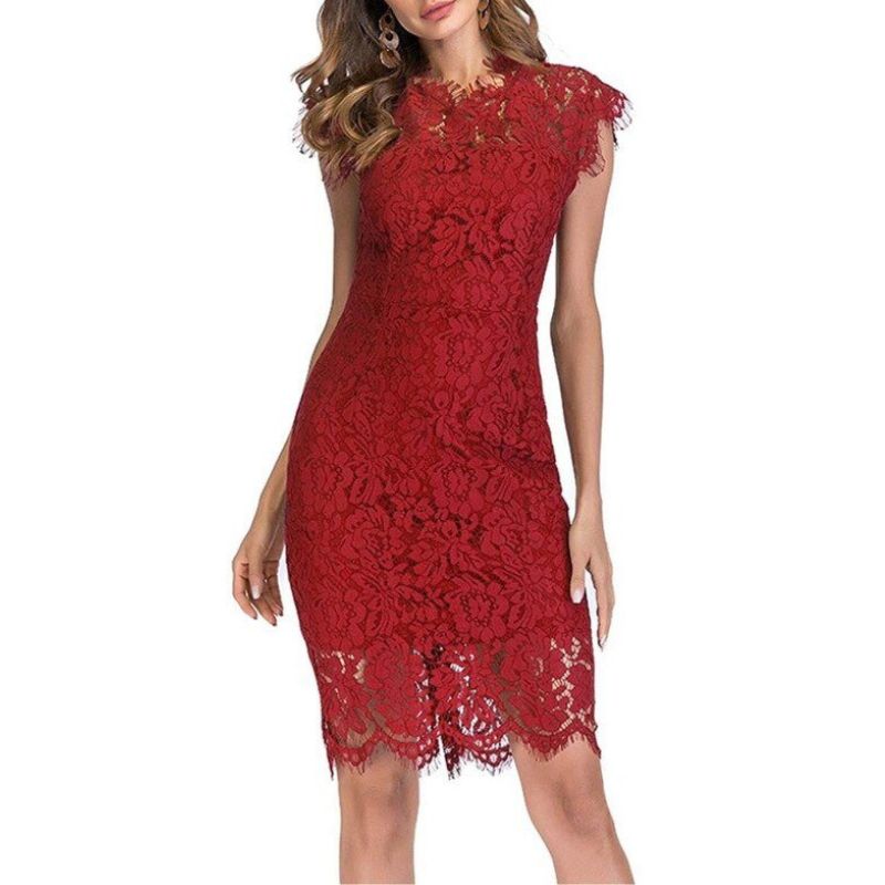 Bygiza - Robe De Soirée En Dentelle Au Style Raffiné