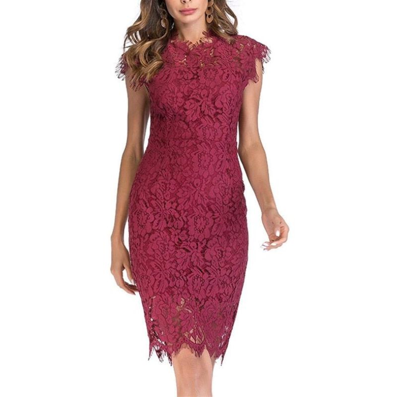 Bygiza - Robe De Soirée En Dentelle Au Style Raffiné