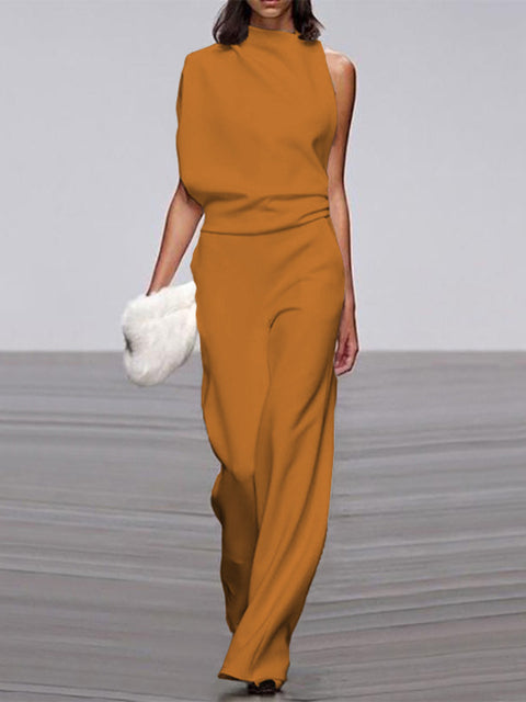 Vérène - Combinaison Ample Sans Manches Avec Col Rond