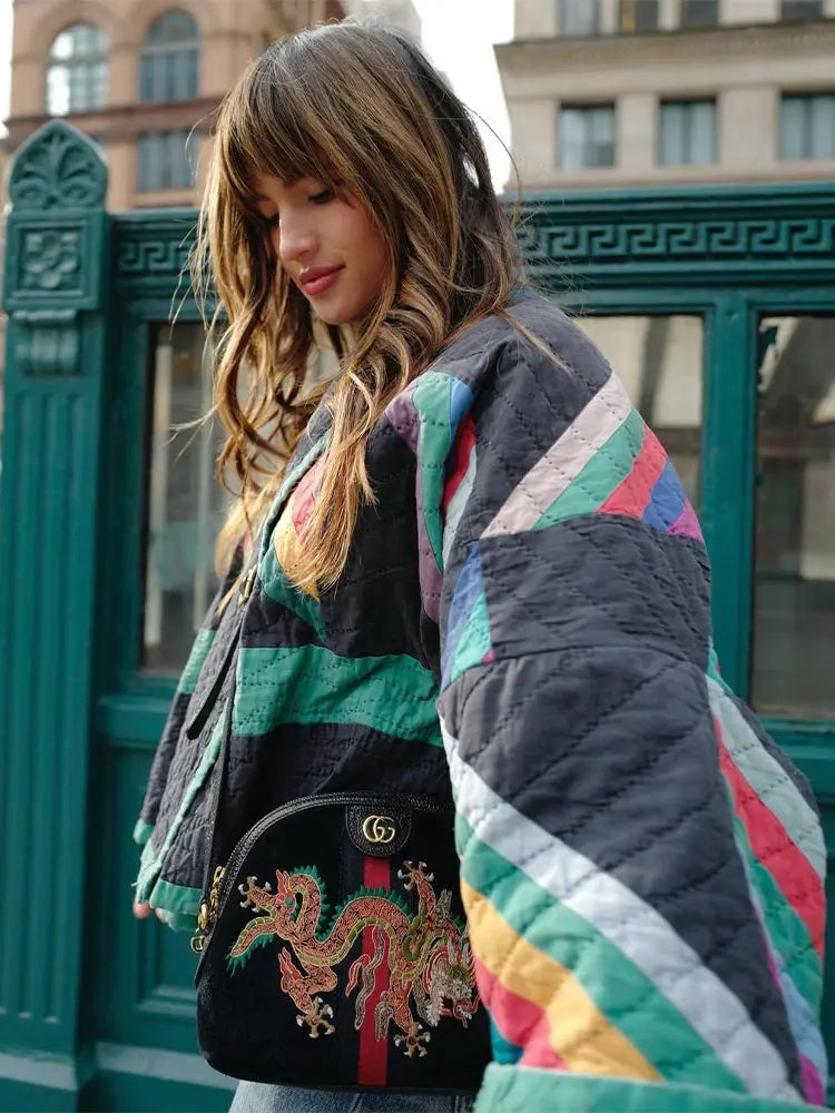 Juliette - Veste Chic Vintage Matelassée