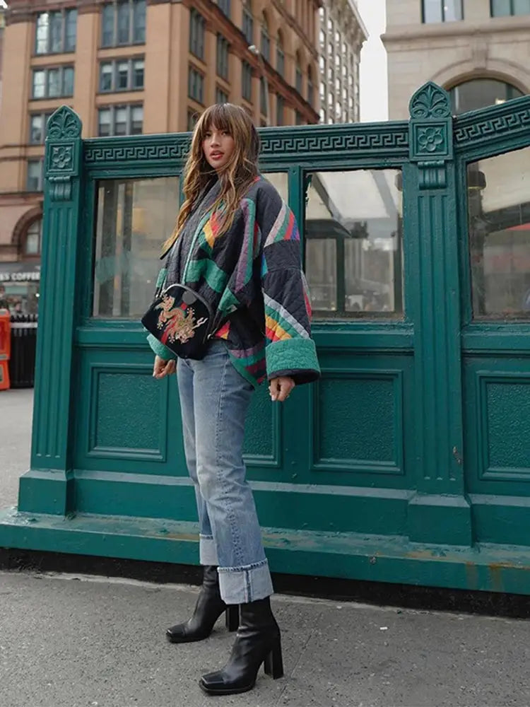 Juliette - Veste Chic Vintage Matelassée