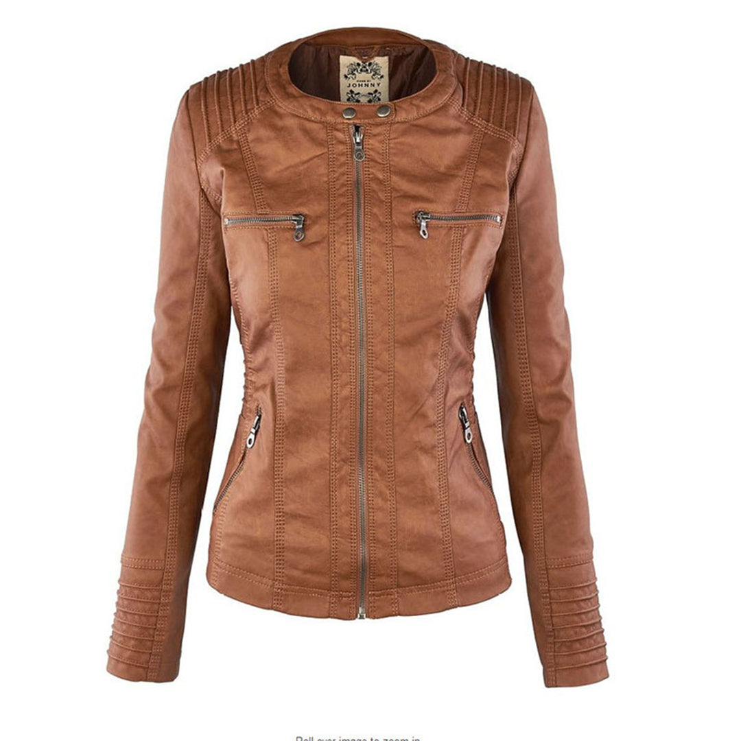 Lucie - Manteau Chic Cuir
