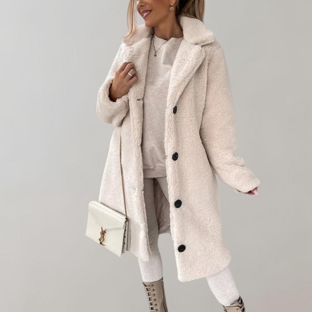 Patricia - Manteau Élégant Teddy Chaud