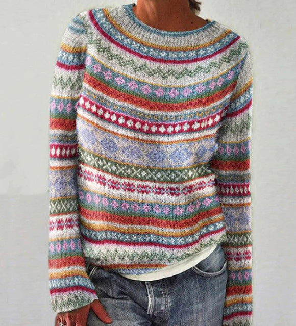 Françoise | Pull Élégant Norvégien Vintage