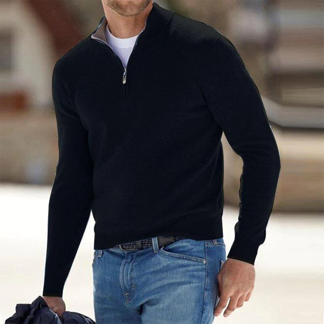 Pierre - Pull zippé homme