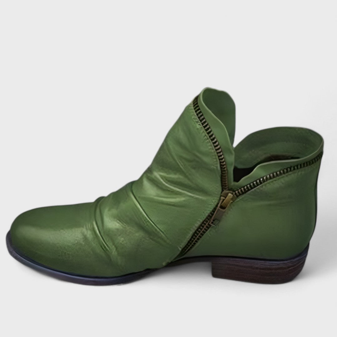 Valérie - Bottines Élégantes Zippées