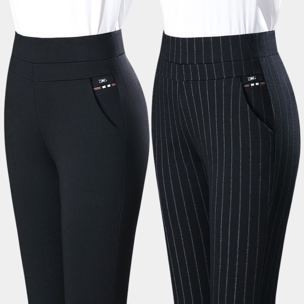 Odile - Pantalon extensible femme