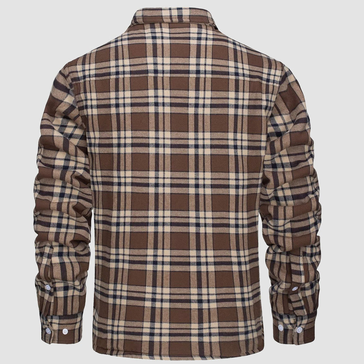 Thierry - Surchemise Chic Carreaux Doublée Sherpa