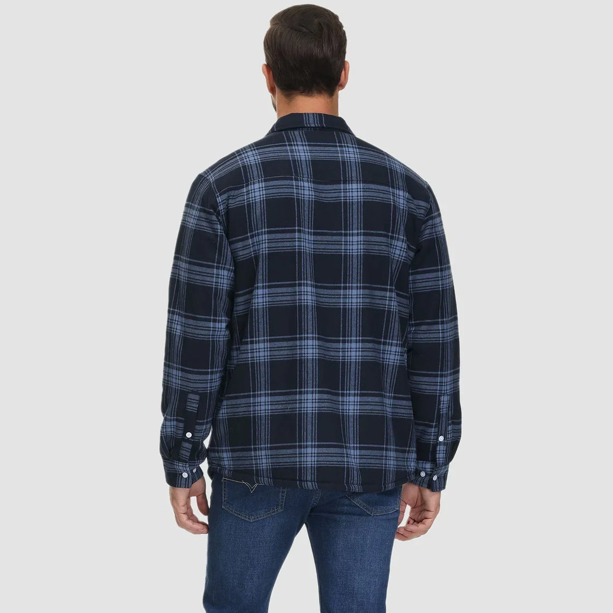 Thierry - Surchemise Chic Carreaux Doublée Sherpa