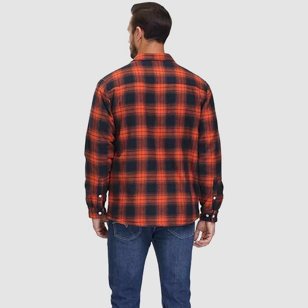 Thierry - Surchemise Chic Carreaux Doublée Sherpa