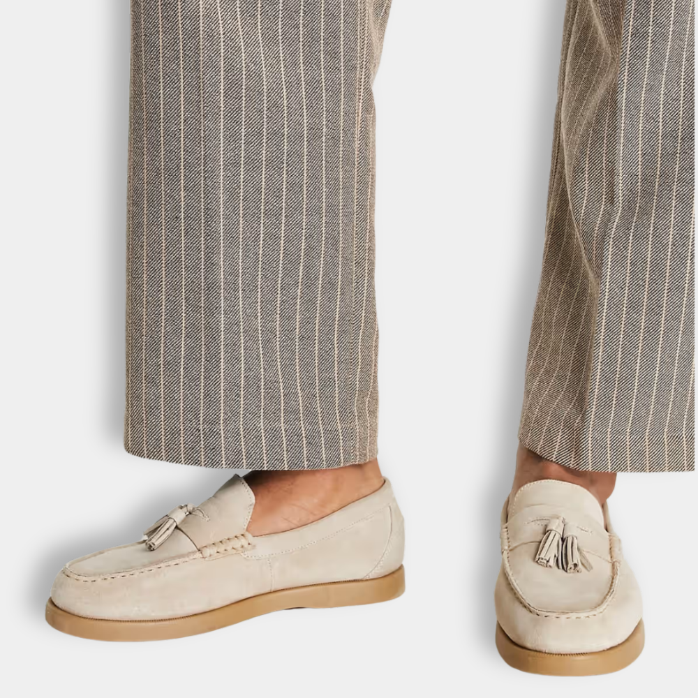 Louis - Mocassins en daim homme