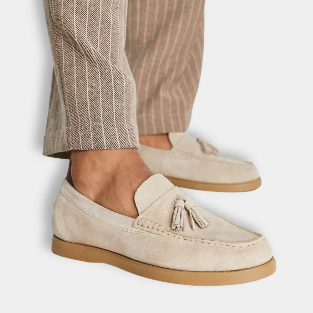 Louis - Mocassins en daim homme