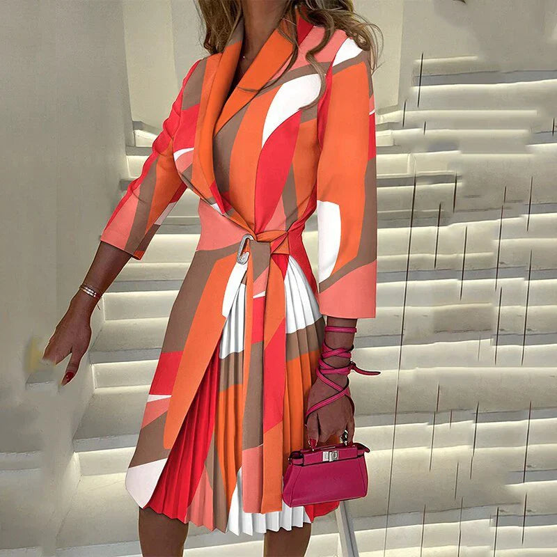 Odette - Robe Blazer Chic Et Sophistiquée - Coupe Cintrée, Coton, Femme