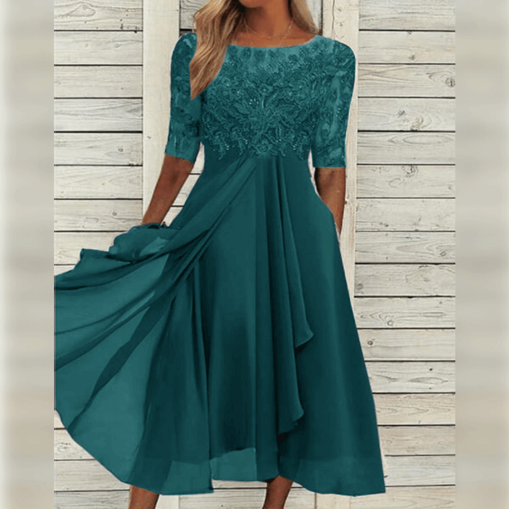 Nathalie - Robe Dentelle Chic