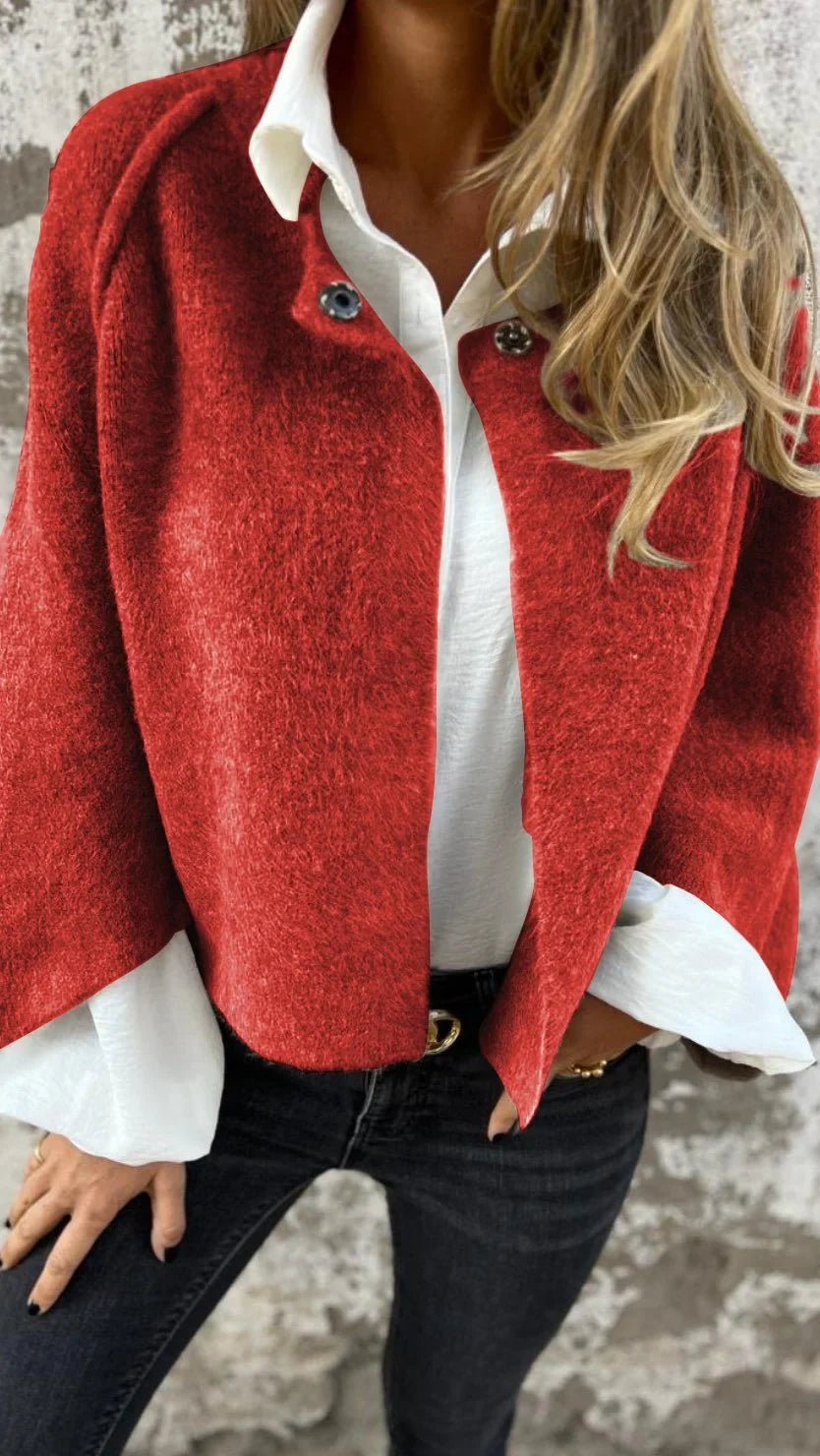 Elina - Élégant cardigan d'automne