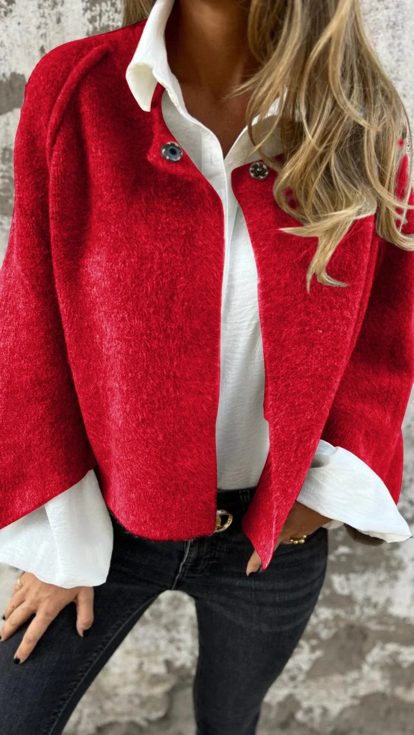 Elina - Élégant cardigan d'automne