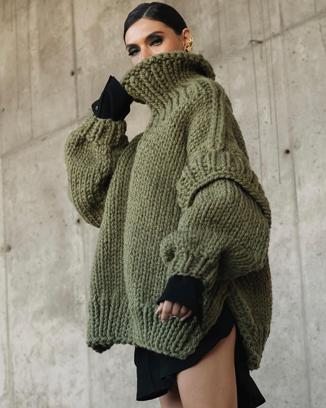 Camille - Pull Oversize Maille Confort Ample Femme