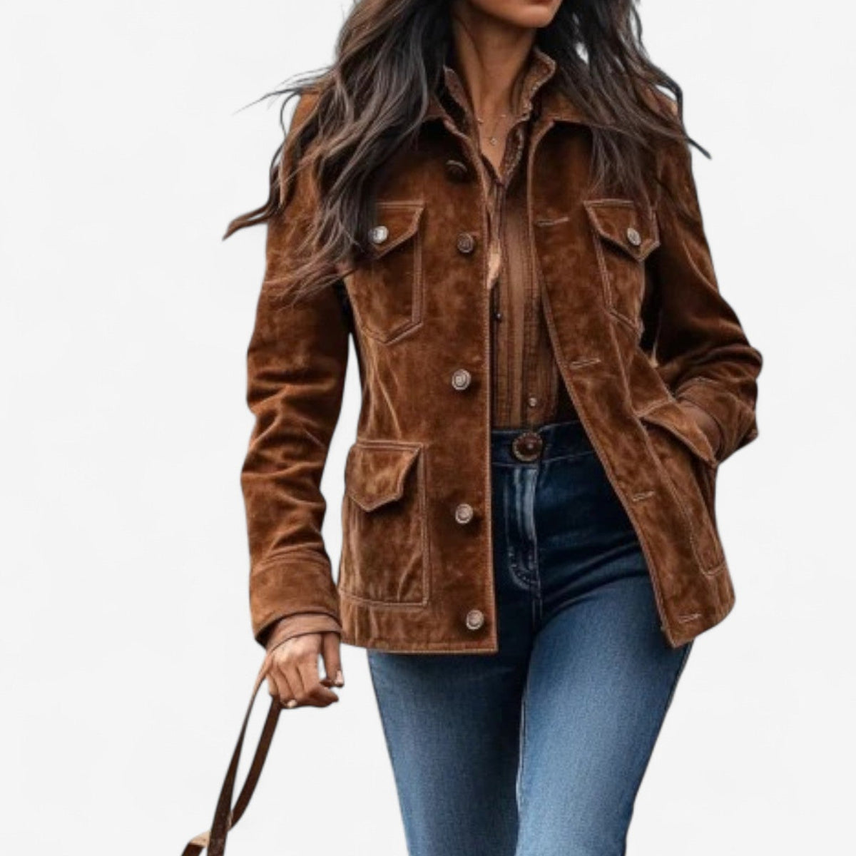 Caroline - Veste Chic Vintage Velours