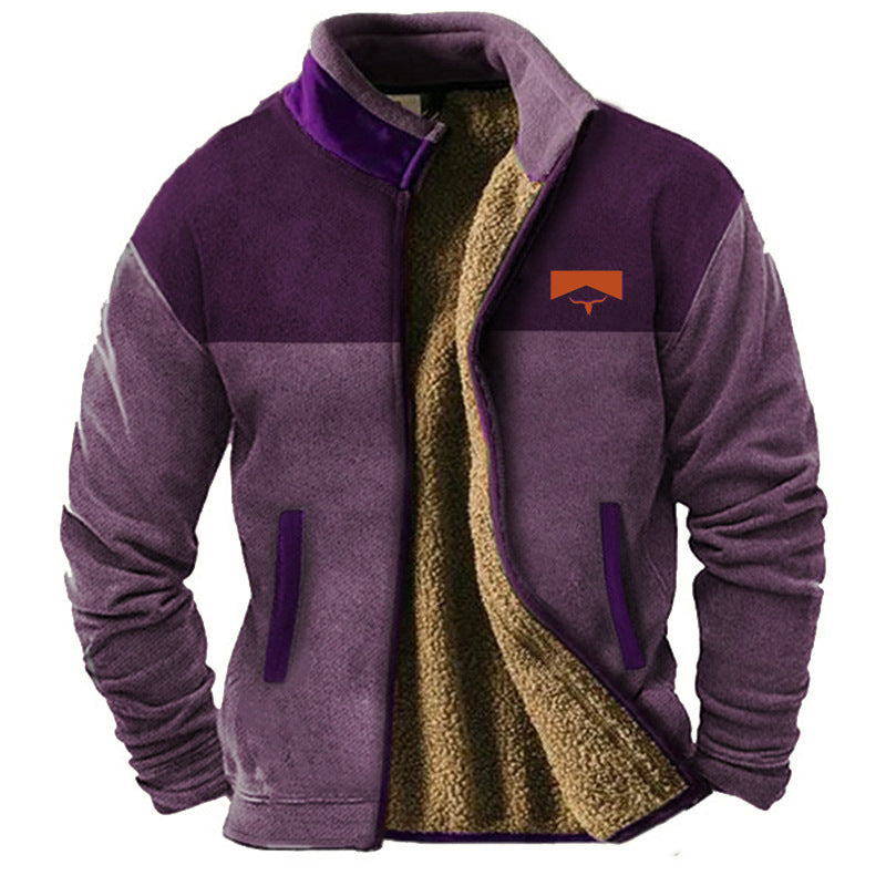 Philippe - Veste Chic Sherpa Aztèque