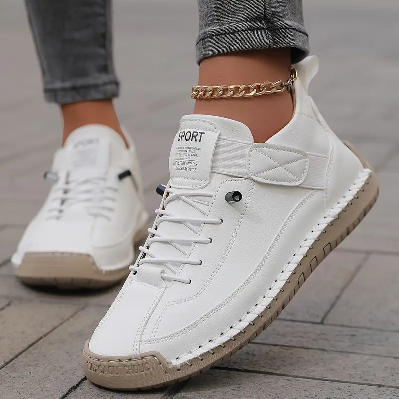 Chantal | Baskets Chic Cuir Souple
