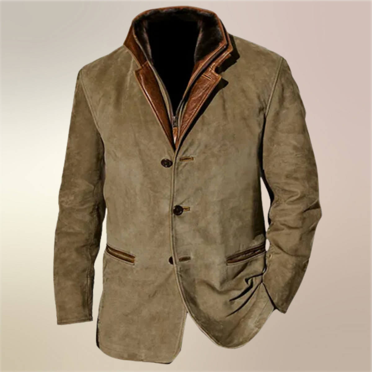 Arnaud | Veste Intemporelle en Daim
