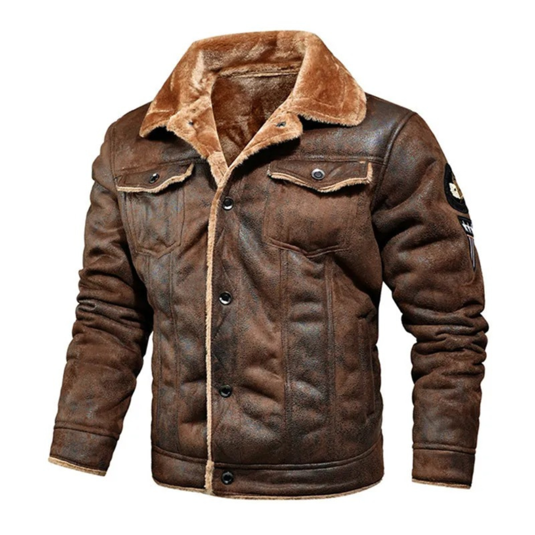 Vincent - Veste Intemporelle Aviateur Cuir