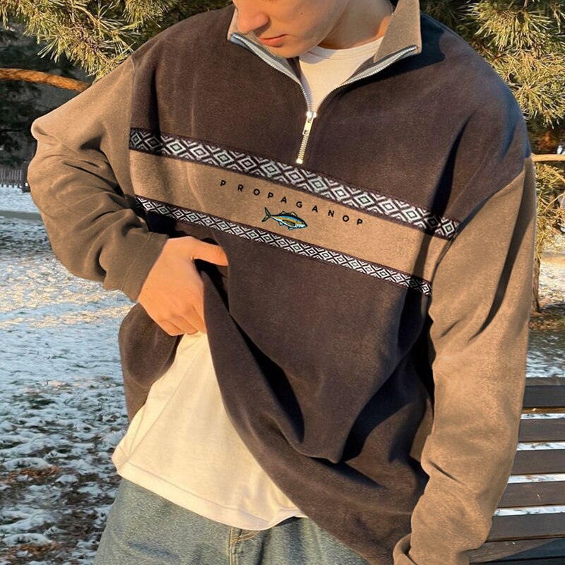 Sébastien - Pull Chic Oversize Zippé