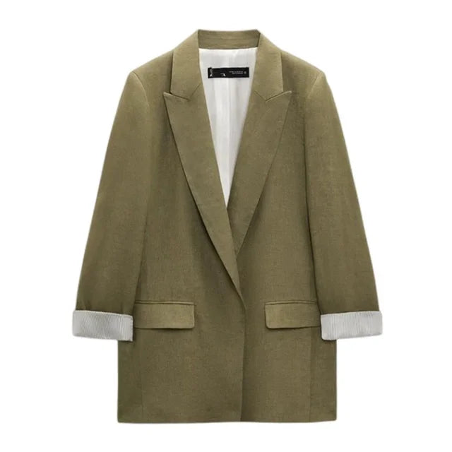 Nienke - Veste Blazer Femme Multicolore - Élégante et Chic - Femme-2