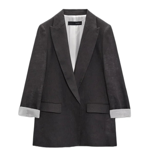 Nienke - Veste Blazer Femme Multicolore - Élégante et Chic - Femme-1