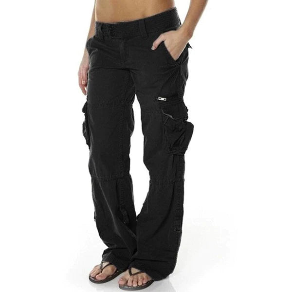 Sophie - Pantalon cargo léger femme